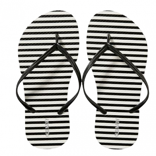 Old Navy Black White Striped Flip Flops Womens Size 11 Summer Sandals Shoe  Beach 168228600119 | eBay