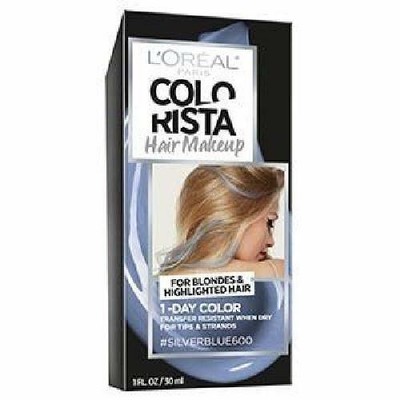 Loreal Colorista Hair Makeup Silver Blue 600 1 Fl Oz Blondes