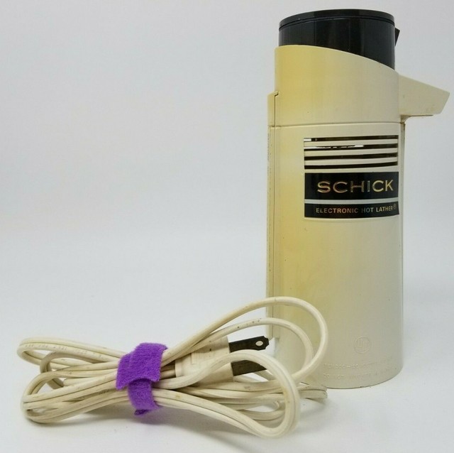 Vintage Schick 300 Electronic Hot Lather Shaving Cream Dispenser