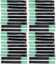 40 x rzep kablowy taśma na rzep 160 x 16 mm ciemnozielony rzep opaski kablowe taśmy na rzep