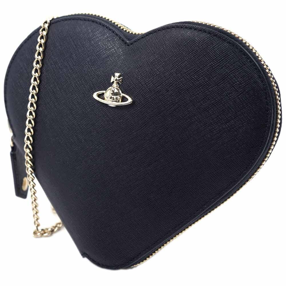 Vivienne Westwood/送料関税込み SAFFIANO HEART CROSS BAG Vivienne Westwood] Shoulder bag SAFFIANO NEW HEART CROSSBODY
