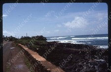 SL00 Original Slide 1980 Hawaii Kona ? Beach ocean view 468a