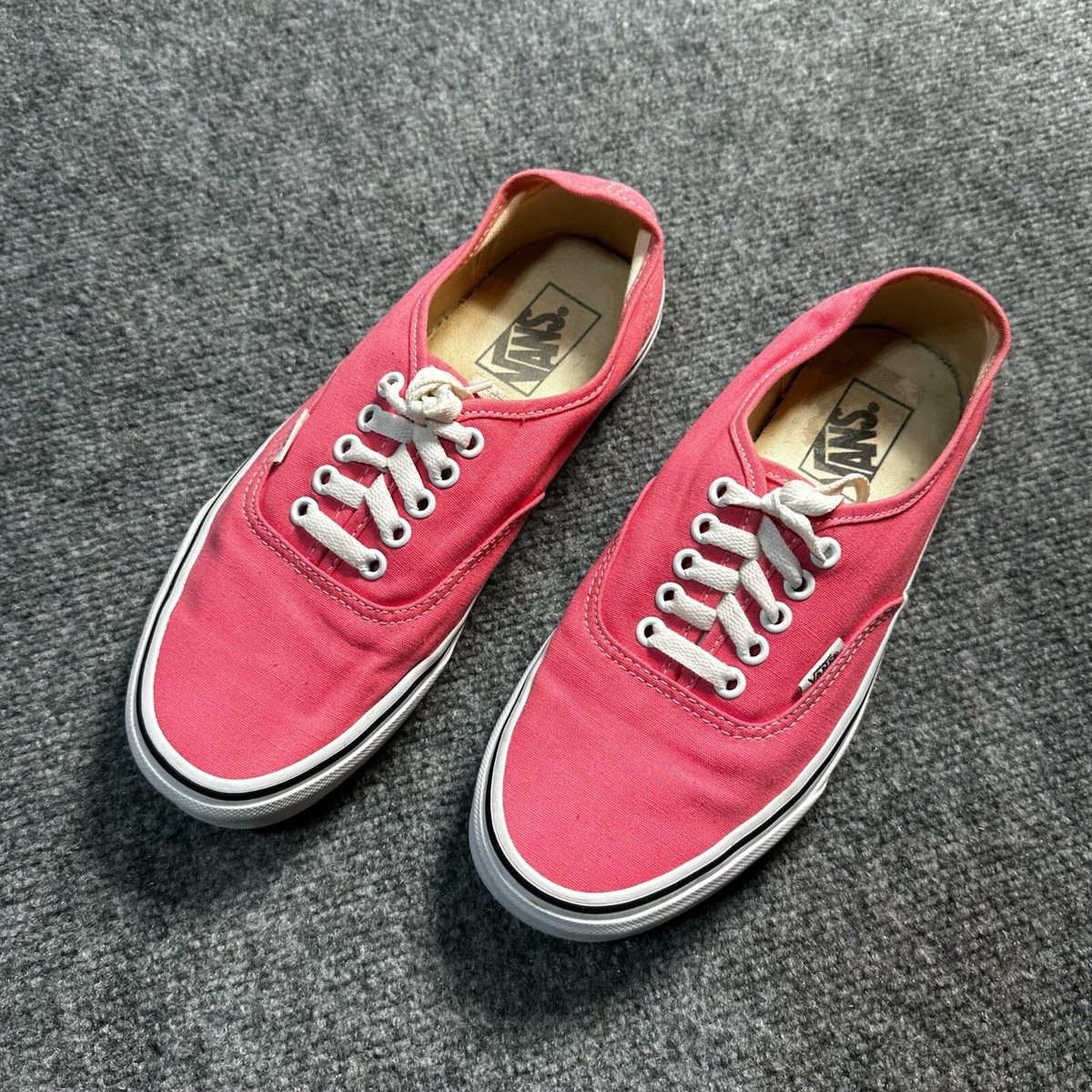 Vans Shoes Mens Womens Pink Canvas Lace Up Old Skool
