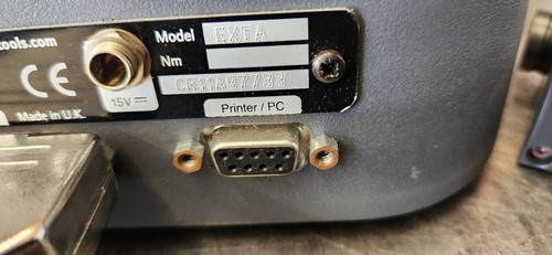 Analizador y transductor de par Intersoll Rand EXTA TR75S6. FALTA CABLE DE ALIMENTACIÓN - Imagen 4 de 8