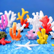 Colorful Aquarium Artificial Coral Plant Fish Tank Ornament Reef Landscape Decor