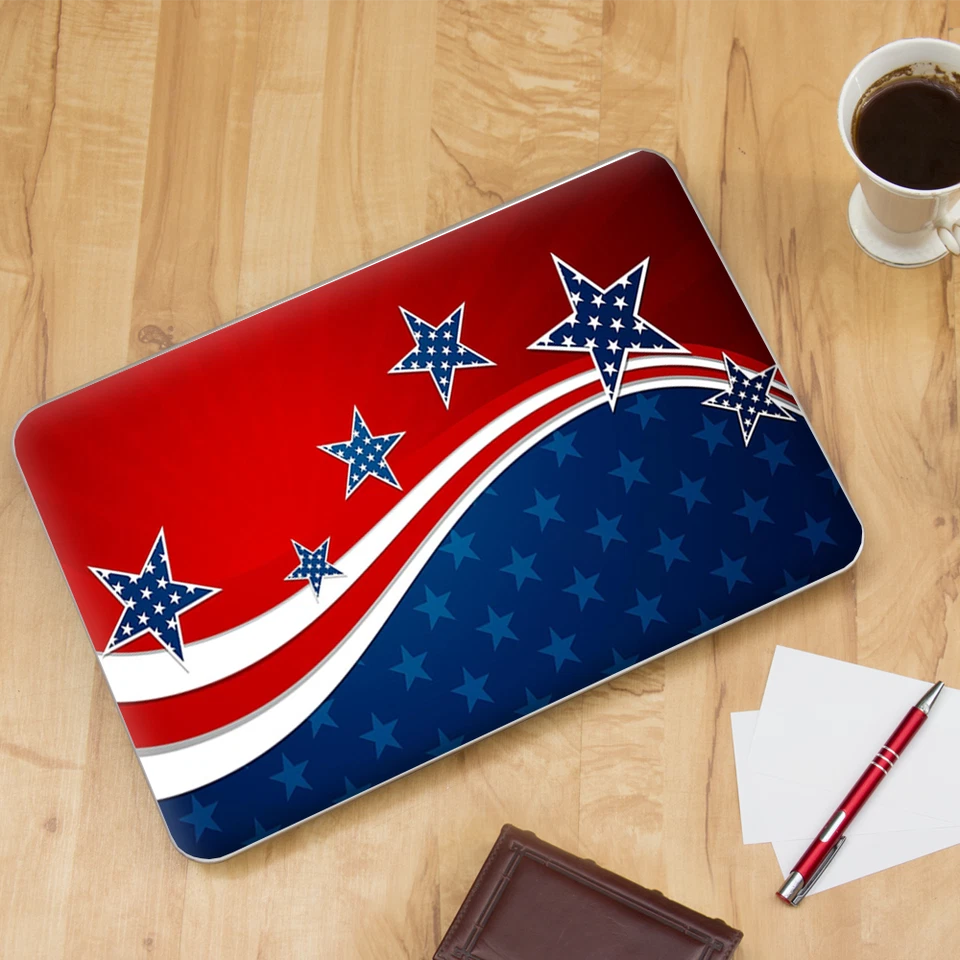 Универсальный чехол для ноутбука 13 дюймов - звездные полосы America Independence - Изображение 4 из 4