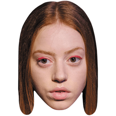 Lily Newmark (Lipstick) Celebrity Mask, Flat Card Face, Fancy Dress Mask
