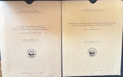 Two Preliminary Geologic Maps of Stevens County, WA Lakes