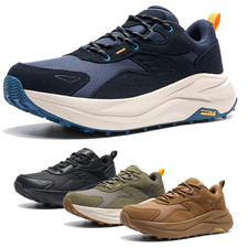 Men's Wide Toe Box Hiking Shoes Waterproof Athletic Walking Sneaker Arch Support