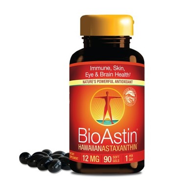 Boost Eye Skin & Joint Health - Nutrex Hawaii Astaxanthin 12mg 90 Softgels