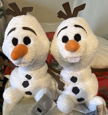 Disney Parks 2x Weighted Soft Frozen Olaf Plush 2.5lb NWT Offers  