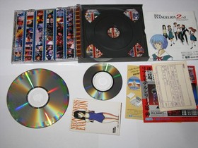 Neon Genesis Evangelion 2nd Impression Sega Saturn Japan +cards reg US Seller