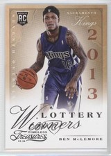 2013-14 Panini Timeless Treasures Lottery Winners Ben McLemore #LW-7 9ih