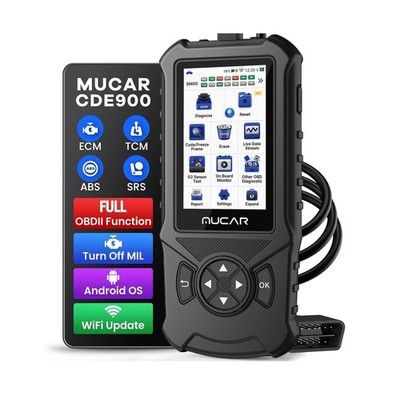 MUCAR CDE900 OBD2 Scanner, ABS,SRS,TCM,ECM System Car Code Reader Diagnostic ...