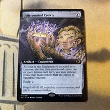 MTG / Mirrormind Crown - Borderless- Extended Art  / Nm 