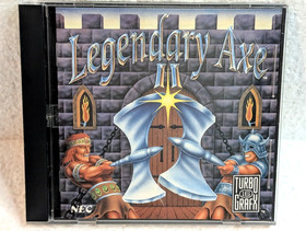 Legendary Axe II 2 TurboGrafx 16, 1990 Complete Case, Manuel, Hucard - Tested