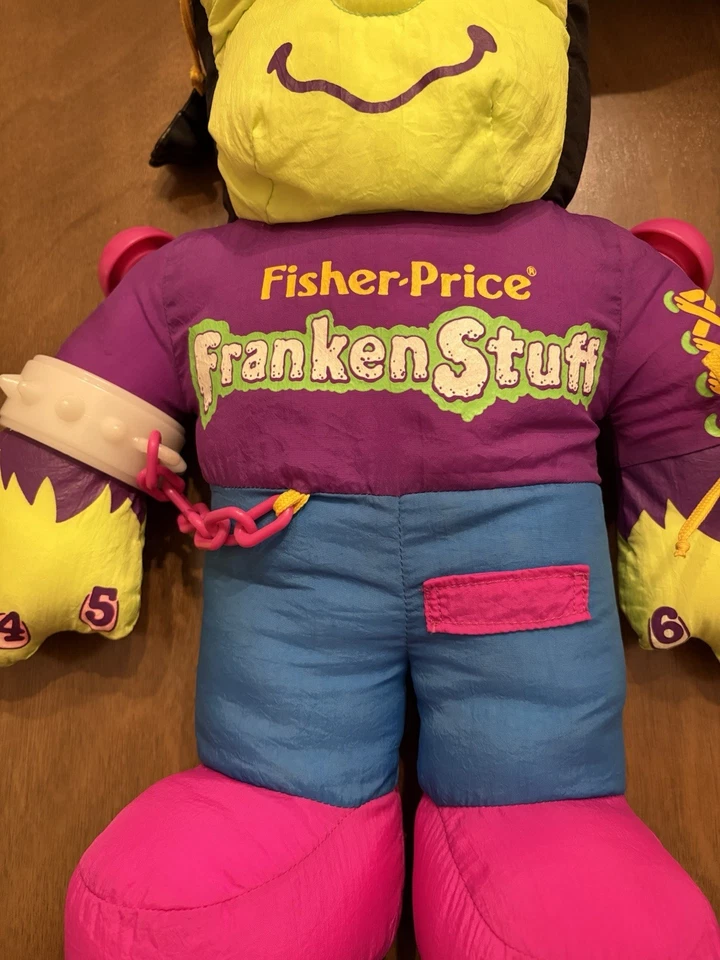 Juguete de peluche de nailon Fisher-Price FrankenStuff Frankenstein Monster Activity de colección  Foto 4 de 4