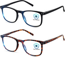 Blue Light Blocking Glasses UV400 Anti Glare Gaming Computer Screen Eye Strain