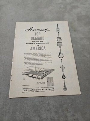 TBOOK59 MAGAZINE ADVERT 11X8'' THE HARMONY COMPANY - TOP DEMAND 