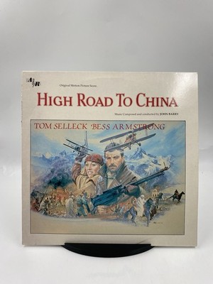 JOHN BARRY HIGH ROAD TO CHINA OST Soundtrack UK LP 1983 Tom Selleck NM/VG+