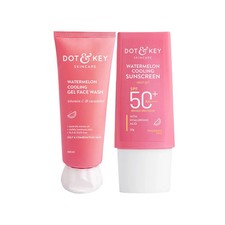 Dot Key Watermelon SPF 50 Sunscreen Face Wash Combo