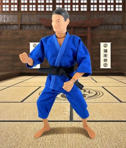 1:6 Karate Outfit: Blue (Vintage Style) for GI Joe 12" Figures EU-C13I