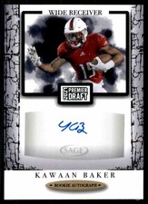 2021 SAGE HIT Autographs Black Kawaan Baker Auto #A79
