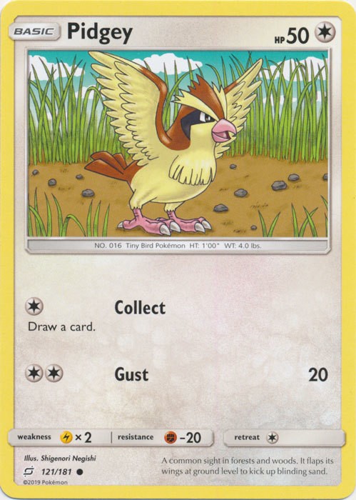 Pidgey - 121/181 - Common - Near Mint
