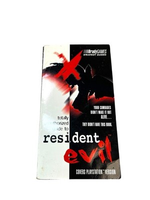 Resident Evil Playstation 1 PS1 Strategy Guide Hint Book Bradygames See Pics