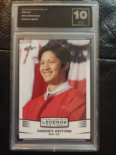 2018 LEAF RC SHOHEI OHTANI!! GEM MINT 10!!! EXCLUSIVE LEGENDS EDITION! #EE-01