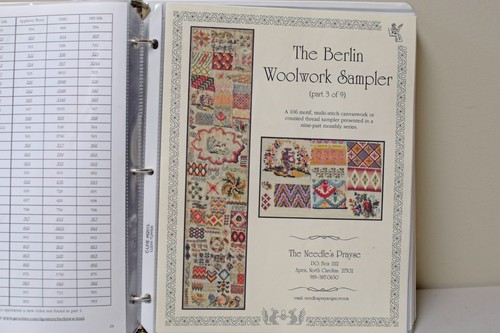 The Berlin Woolwork Sampler Parts 1 to 9 - Complete Set - The Needle's Prayse - - Picture 4 of 10
