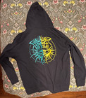 Bob Dylan & His Band XL Full Zip Black Hoodie Sweatshirt — photo 4