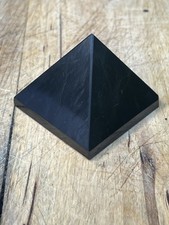 Shungite Large Crystal Pyramid AAA+ 50mm Plus