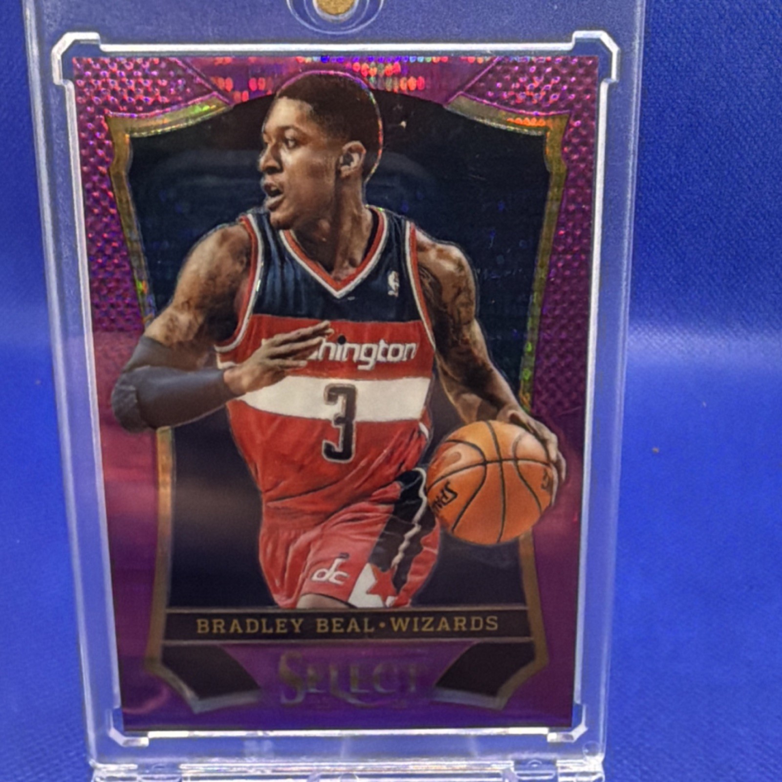 2013-14 Panini Select Bradley Beal #135 Purple Prizm /99 Wizards NBA