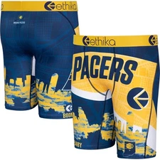 Indiana Pacers Ethika Navy/Gold 2021/22 City Edition Boxer Briefs YOUTH L 10/12