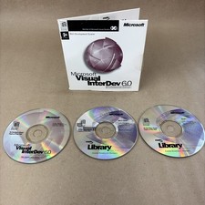 Microsoft Visual Interdev 6.0 Professional Edition w/ CD Key  Library Disc READ