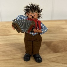 VINTAGE Original PETER STEIFF Hedgehog Mecki Doll Made In Austria 1950 s 1960 s