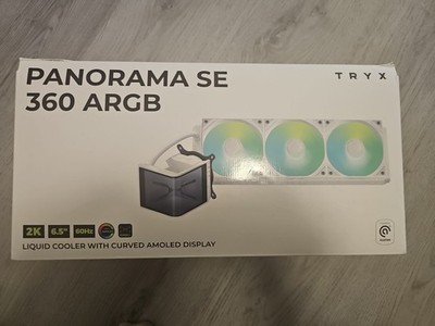 TRYX PANORAMA SE ARGB 360 Komplett-Wasserkühlung, Weiß Ohne Display