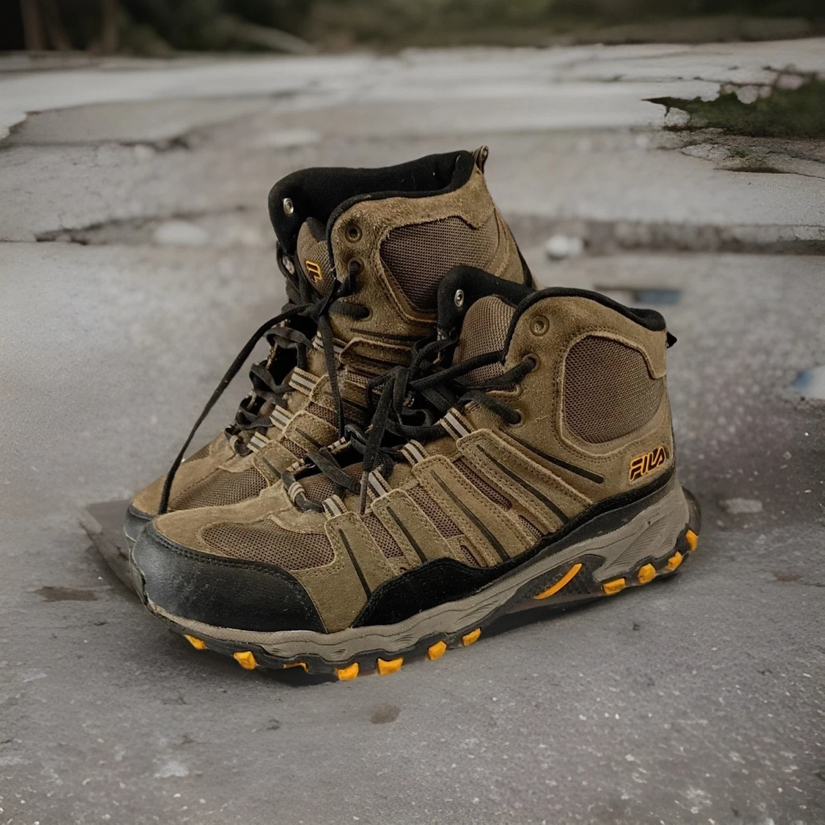 Fila Men\'s 6 inch Premium Waterproof Hiking Boot, Size: 8 Color: Tan 0293178971271-254_Fila-Mens-  main image 4
