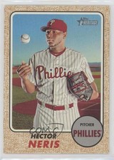 2017 Topps Heritage High Number Bright Yellow Back /25 Hector Neris #521 fm0