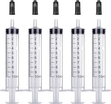 10ml Plastic Syringe Without Needle for Liquid - Measuring 10ml, transparent