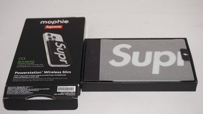 SUPREME New Mophie QI2 Black Powerstation 5000mAH SS26 Authentic