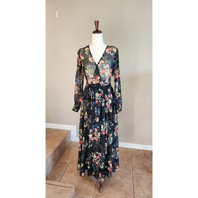 chinese dress ladies Feelin' Rosy Plus Size Dress – TV STYLES main image 1