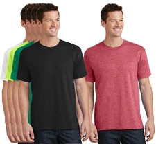 Men's Big & Tall T-shirts Solid Colors Plain Short Sleeve Tall Tee Clothes Tops