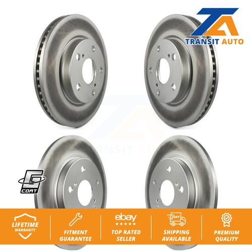 Front Rear Coated Disc Brake Rotors Kit For 2008-2015 Scion xB KG-101035 - Picture 1 of 9