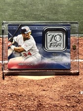 2021 Topps - Blue 70th Anniversary Logo Patch - Kirby Puckett T70p-kp