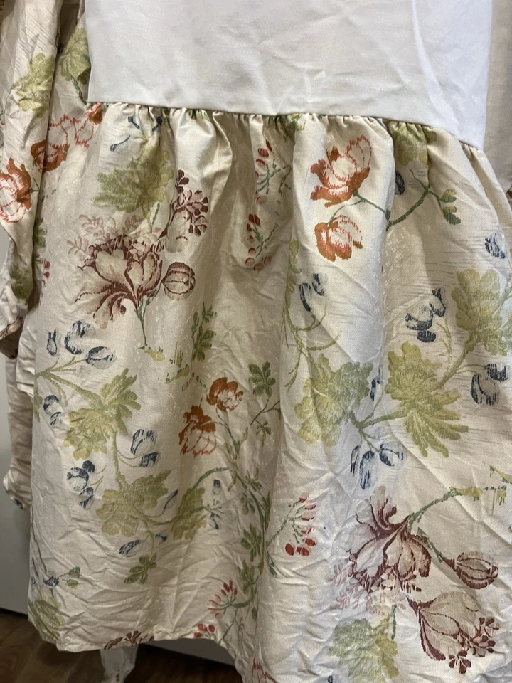 Vintage Ralph Lauren  Delilah Floral Queen Bed Skirt Dust Ruffle Rare 14” Drop - Image 2 of 4