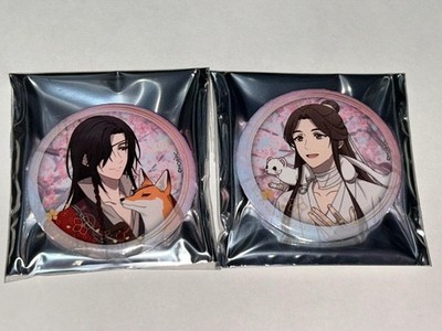 Heaven Official's Blessing Maneki Neko Can Badge Hua Cheng & Xie Lian 2er Set