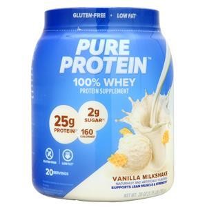 Worldwide Sports Pure Protein 100 Whey Protein Vanilla Milkshake 175 lbs 7990₽
