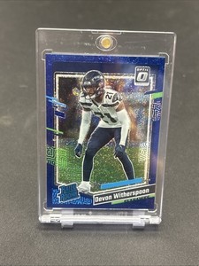 2023 Panini Donruss Optic - Rated Rookie Devon Witherspoon #292 Blue Glitter...